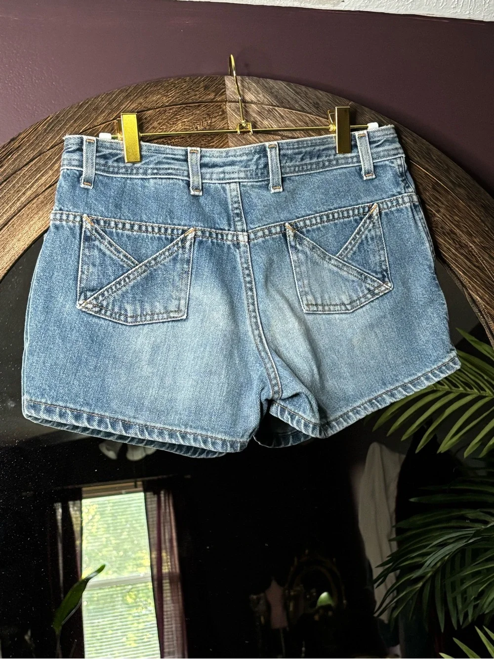 Classic Light Blue Denim Women's Shorts